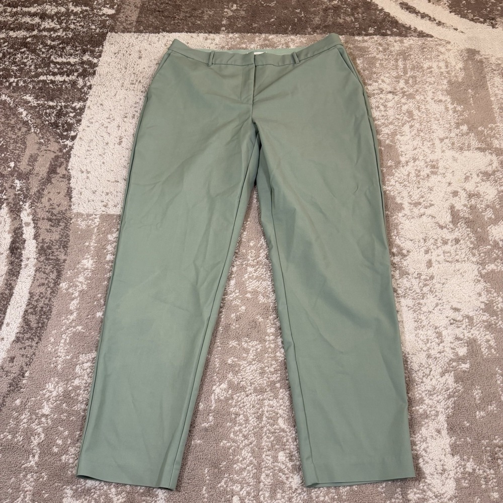 American Tall Dress Pants Womens 20T Green Straight Stretch Tall Casual